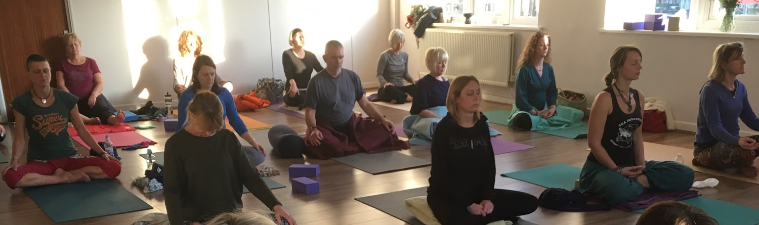 Group meditation photo