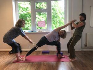 Triple triangle supported pose tree summer